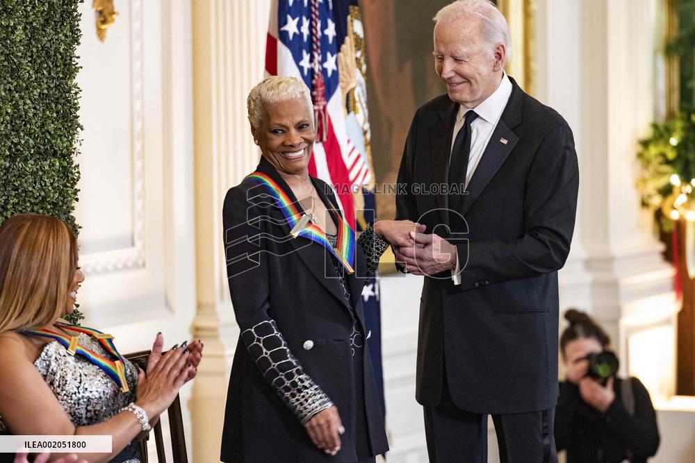 US President Joe Biden hosts Kennedy Center Honorees at White House