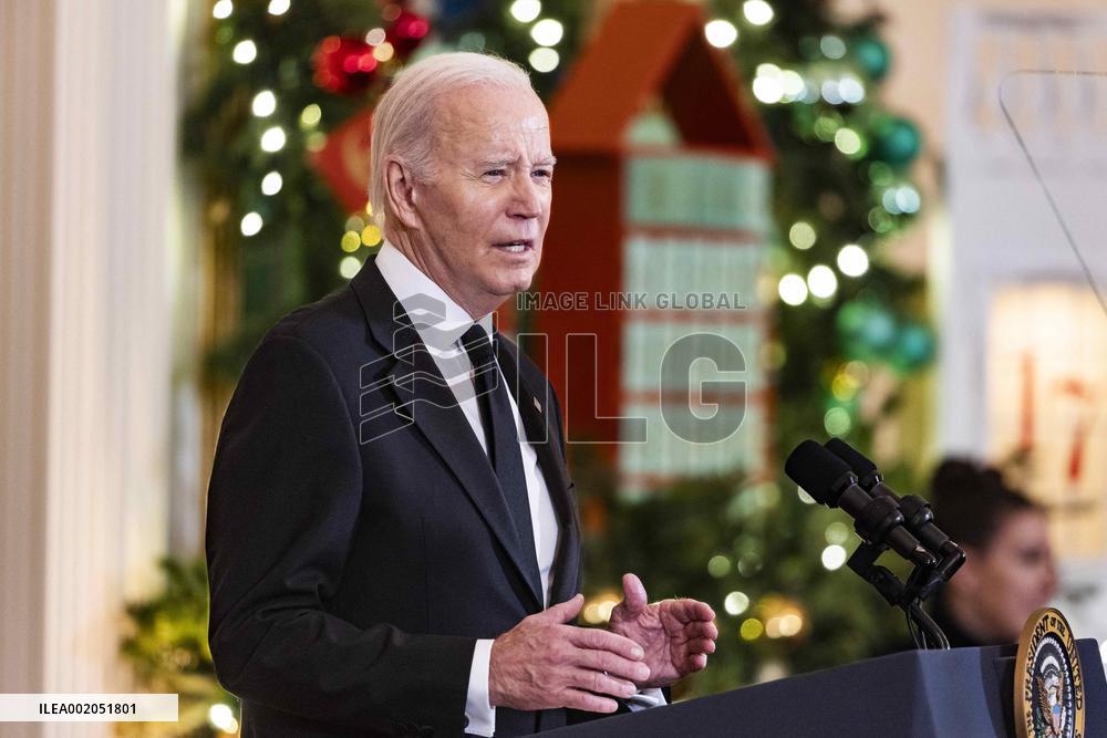 US President Joe Biden hosts Kennedy Center Honorees at White House