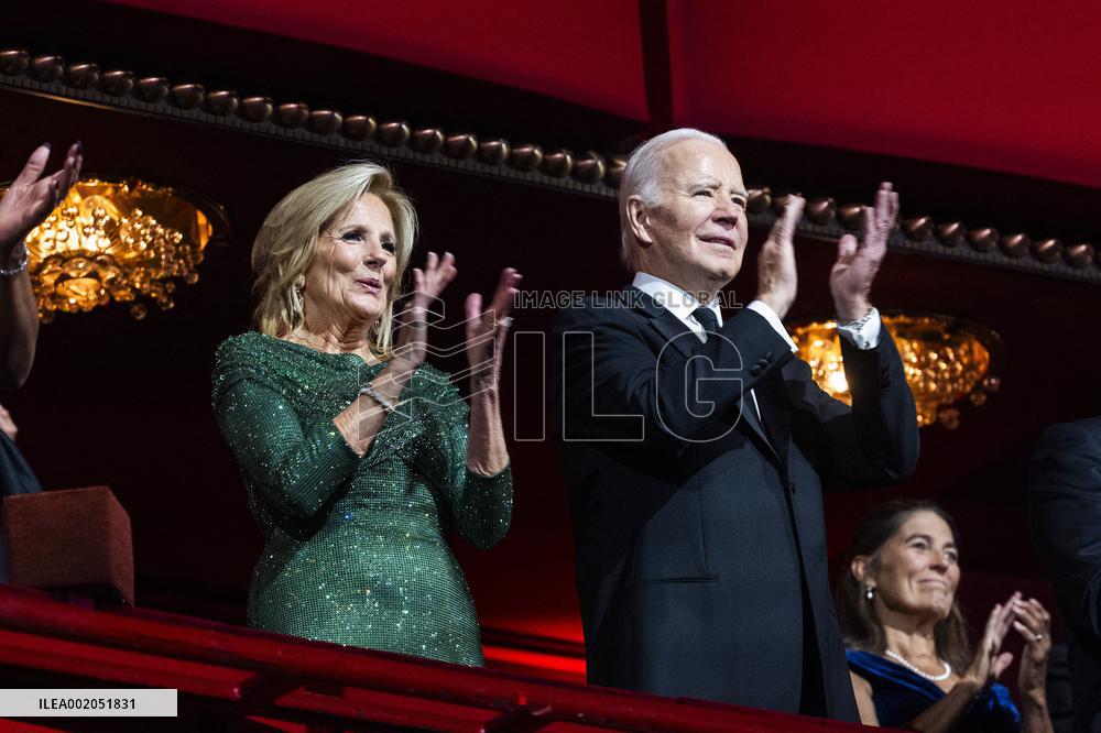 US President Joe Biden attends Kennedy Center Honors in DC