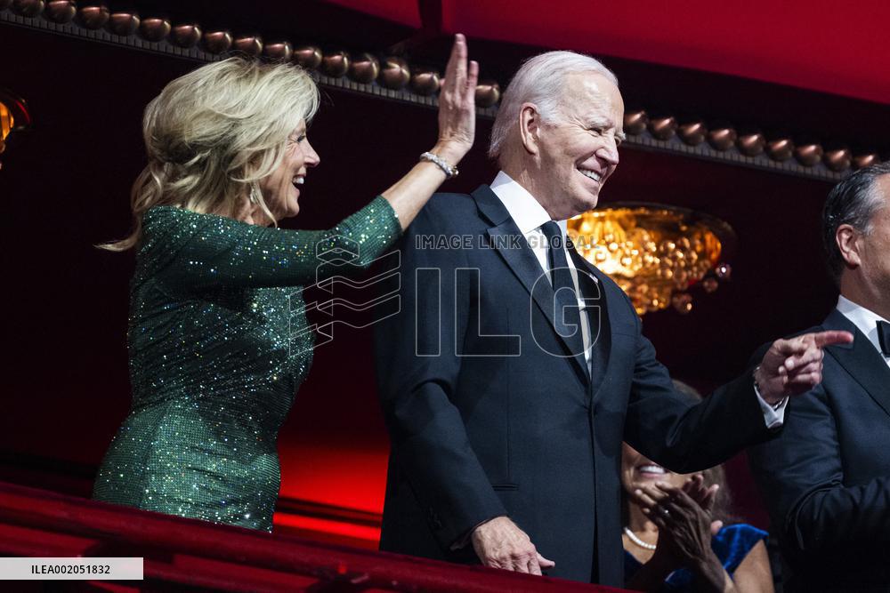 US President Joe Biden attends Kennedy Center Honors in DC