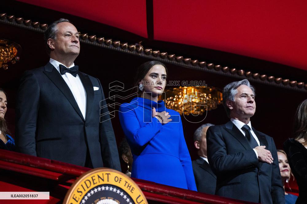 US President Joe Biden attends Kennedy Center Honors in DC