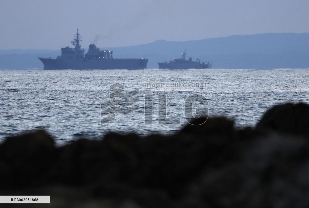 Search after U.S. military Osprey crash