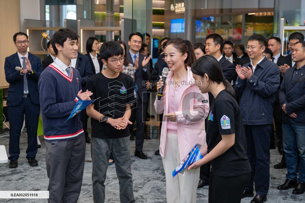 CHINA-MACAO-CHINESE ASTRONAUTS-STUDENT-SPACE CLASS (CN)