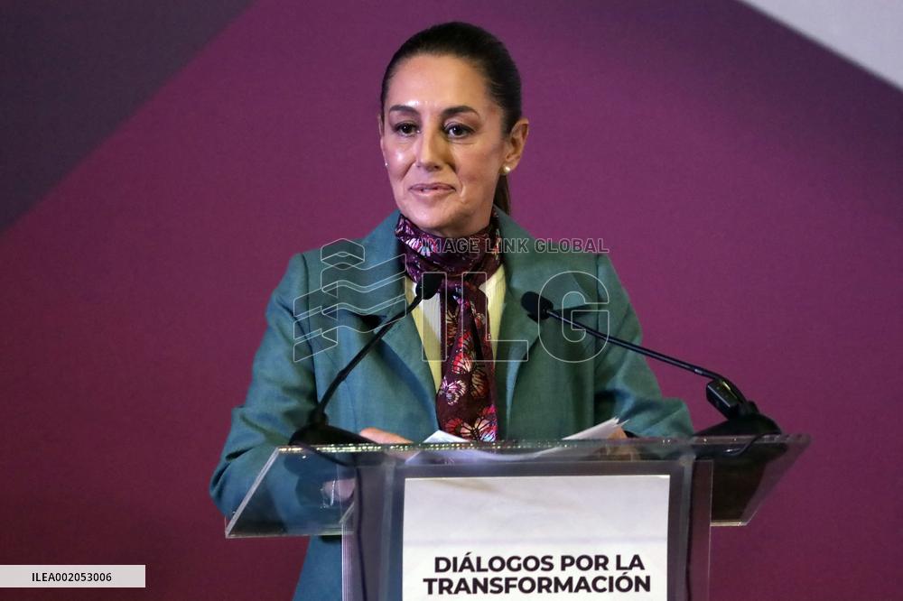 Presidential Candidate Sheinbaum Campaigns - Mexico City