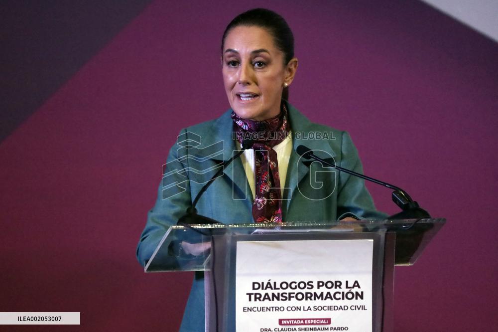 Presidential Candidate Sheinbaum Campaigns - Mexico City