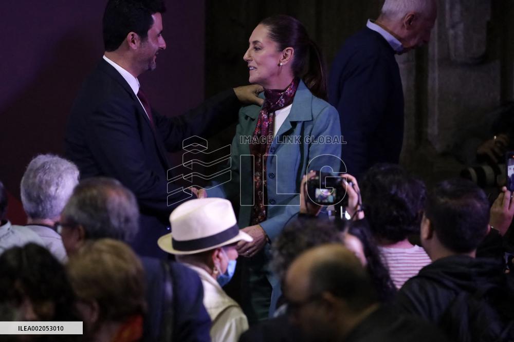 Presidential Candidate Sheinbaum Campaigns - Mexico City