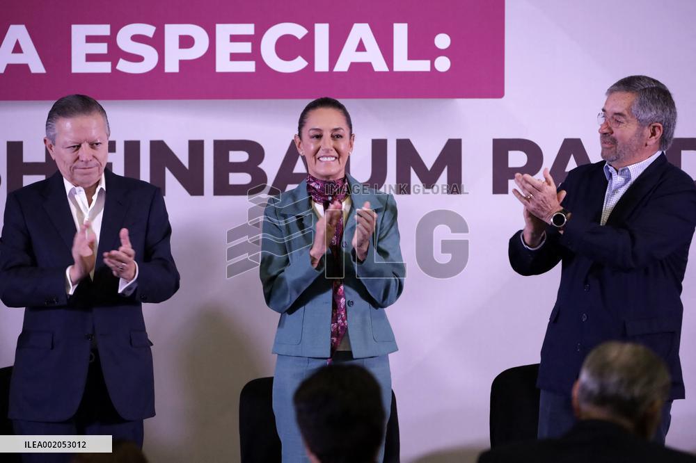 Presidential Candidate Sheinbaum Campaigns - Mexico City