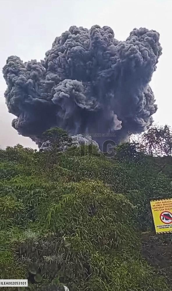 Mount Marapi Erupts - Indonesia