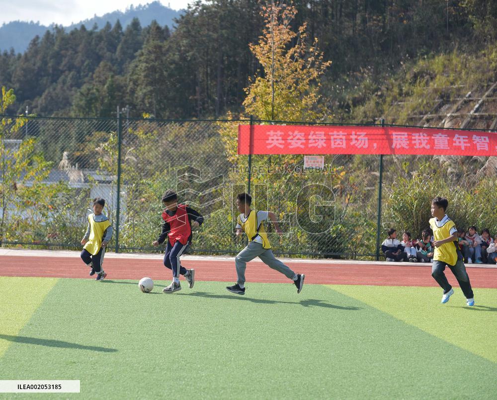 China School Soccer Training