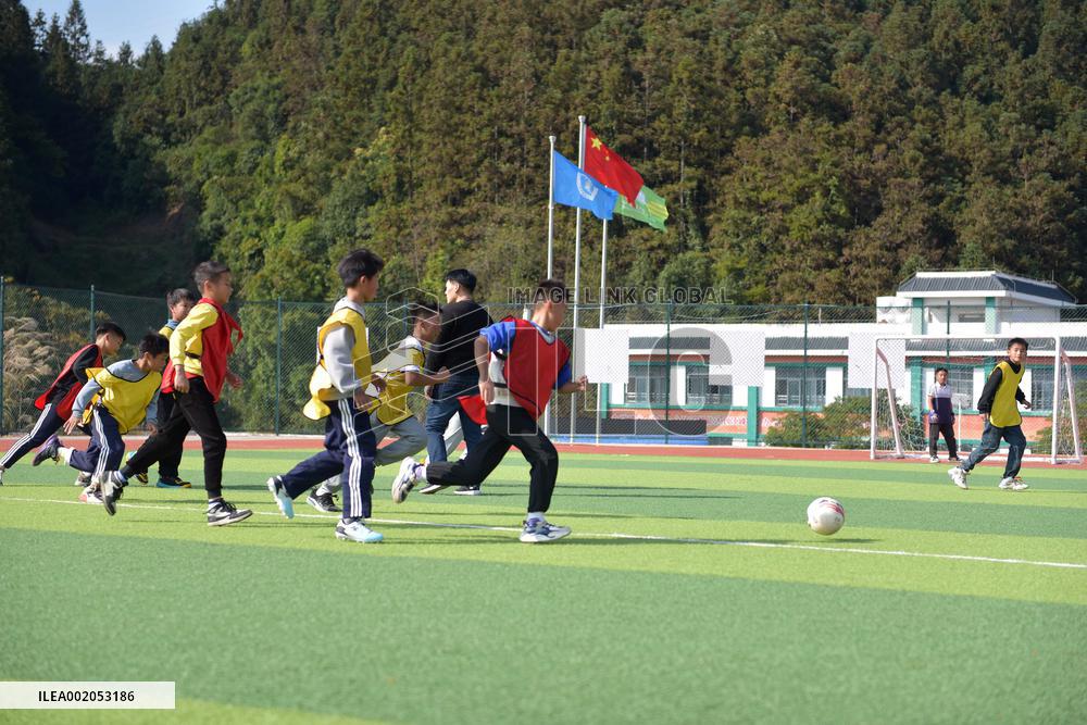 China School Soccer Training