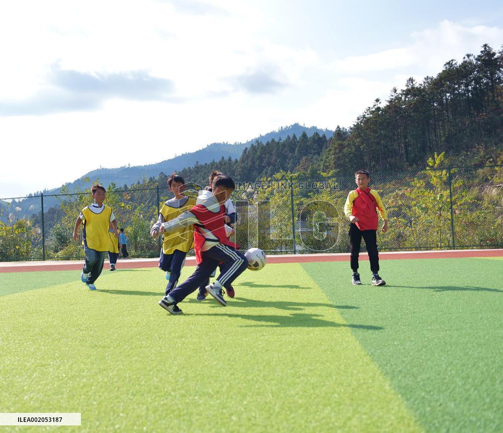 China School Soccer Training