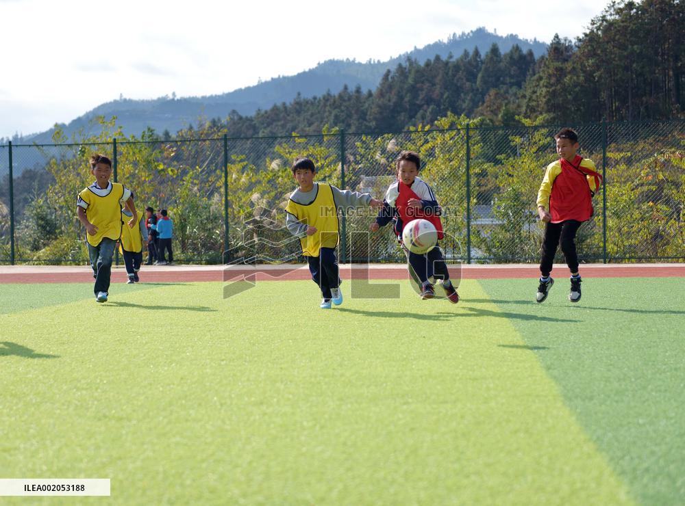 China School Soccer Training