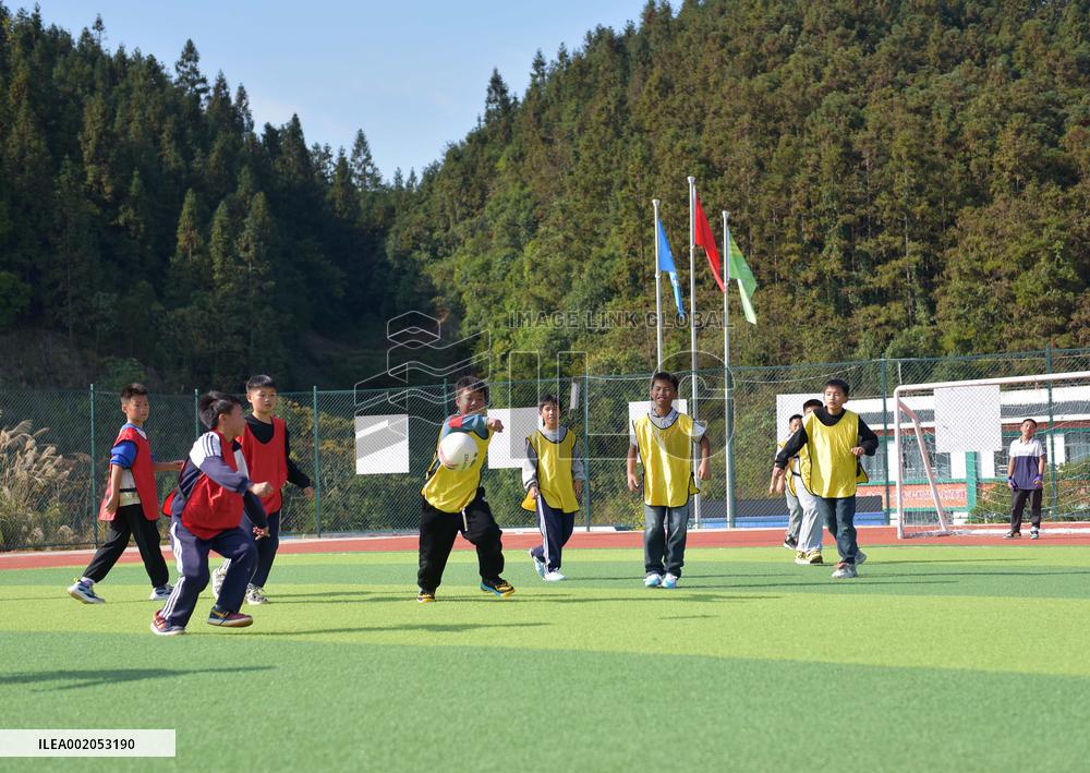 China School Soccer Training