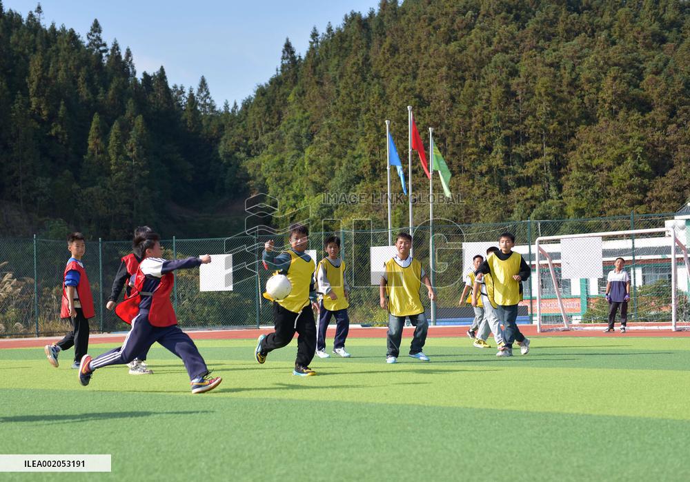 China School Soccer Training