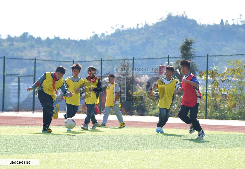China School Soccer Training