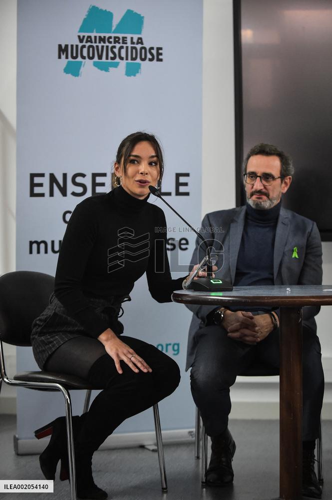 Press Visit To CRCM At Necker Hospital - Paris