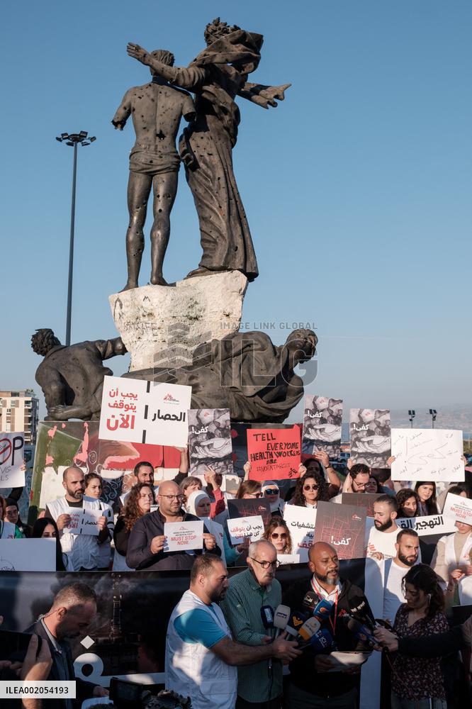 Doctors Without Borders In Beirut Calls For Immediate Ceasefire In Gaza