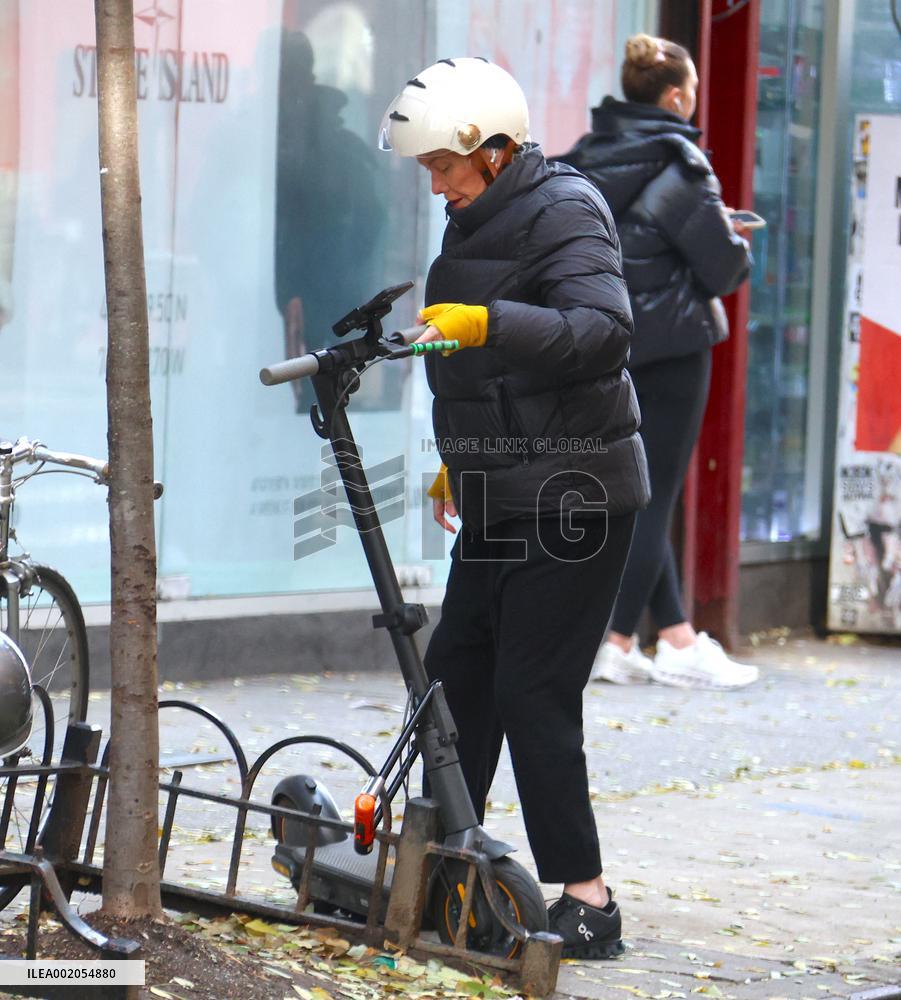 Deborra-Lee Furness out in New York