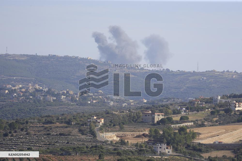 LEBANON-ISRAEL-BORDER AREA-STRIKE