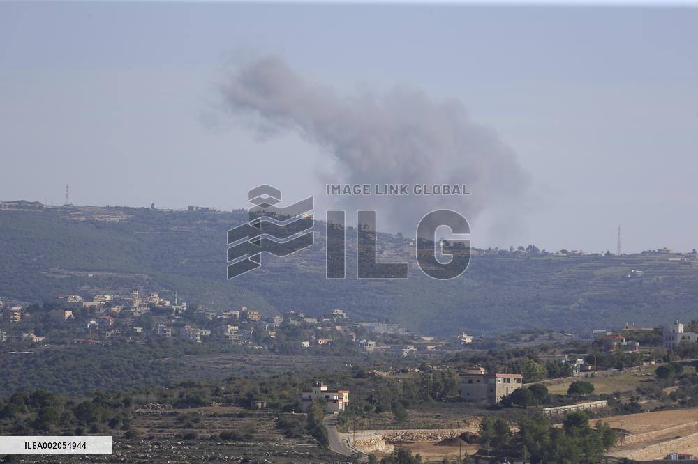 LEBANON-ISRAEL-BORDER AREA-STRIKE
