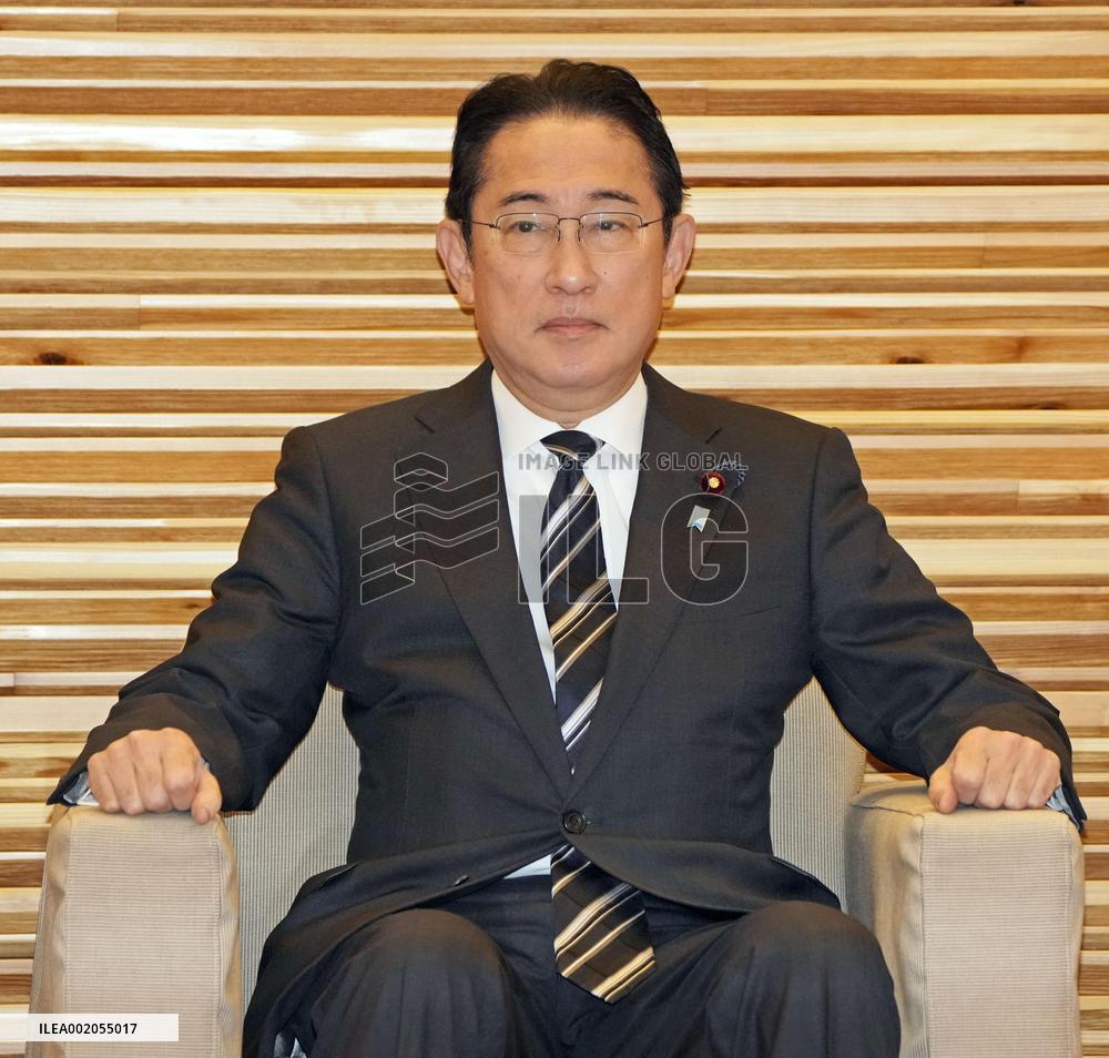 Japan PM Kishida at Cabinet meeting