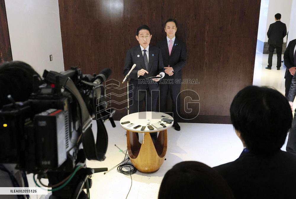 Japan PM Kishida in Dubai