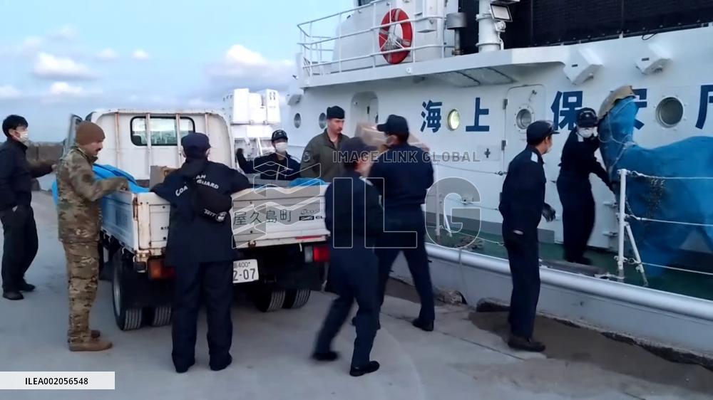 [Breaking News]Piece of Osprey wreckage given to U.S. after crash off Japan