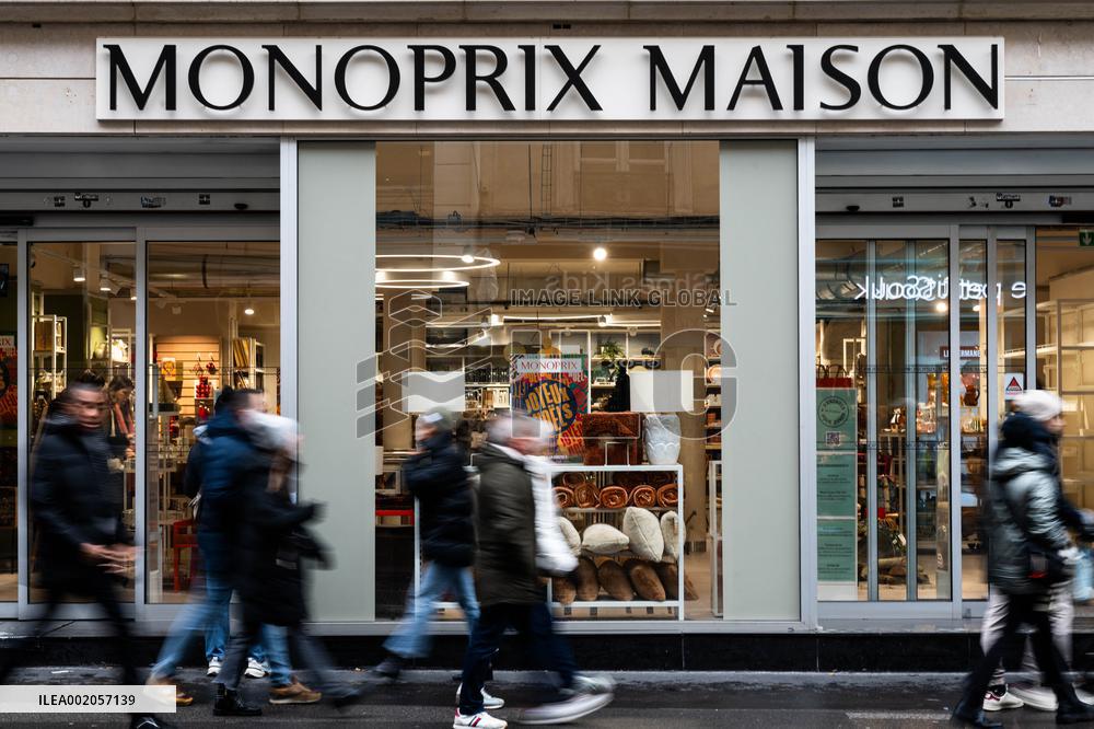Illustration Monoprix maison logo