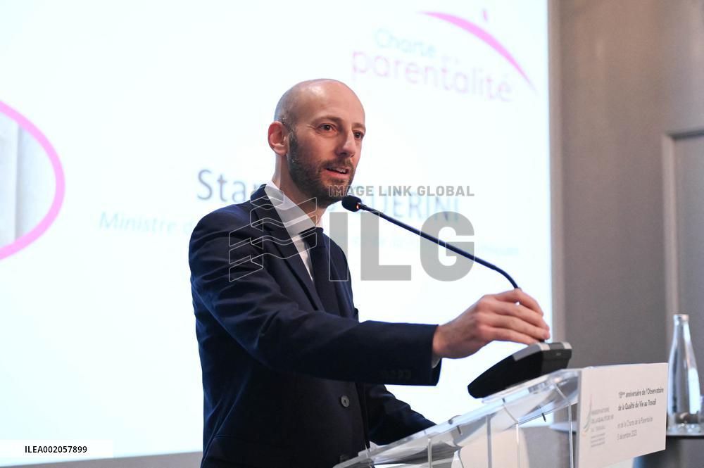 Observatory Of The Quality Of Life At Work Anniversary - Paris