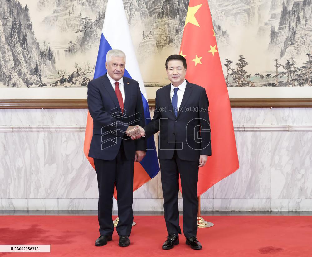 CHINA-BEIJING-WANG XIAOHONG-RUSSIA-INTERIOR MINISTER-MEETING (CN)