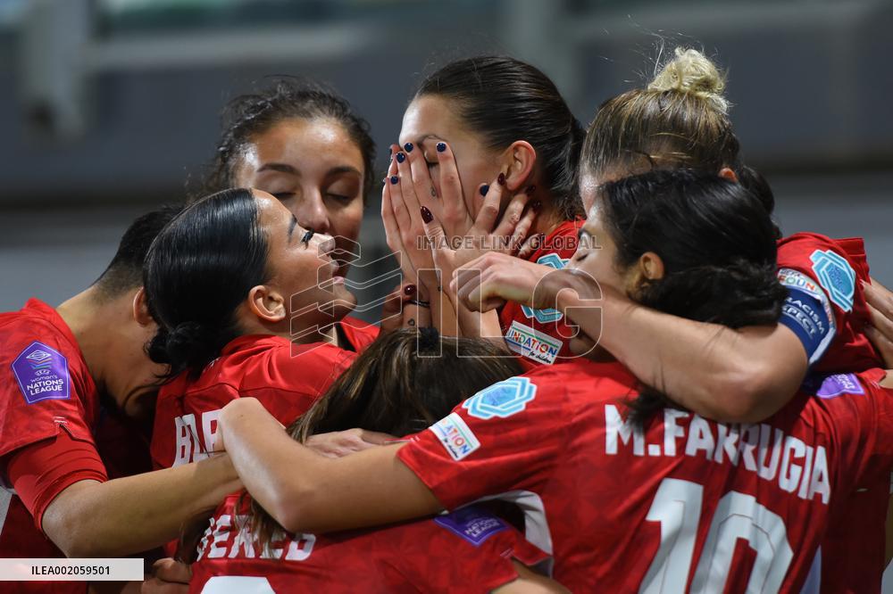 (SP)MALTA-TA'QALI-FOOTBALL-UEFA-WOMEN- NATIONS LEAGUE-MALTA VS LATVIA