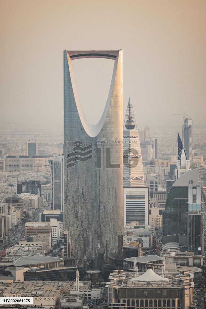 Riyadh Seen From Majdoul Tower - Saudi Arabia