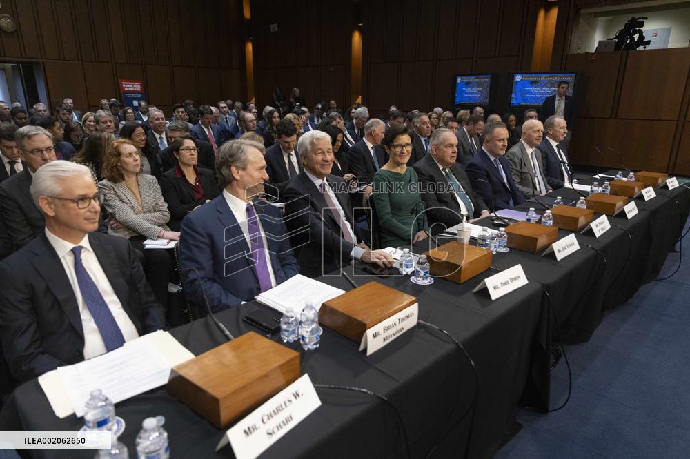 U.S.-WASHINGTON, D.C.-SENATE-HEARING-BANK-CEO