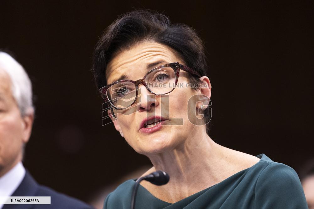 U.S.-WASHINGTON, D.C.-SENATE-HEARING-BANK-CEO