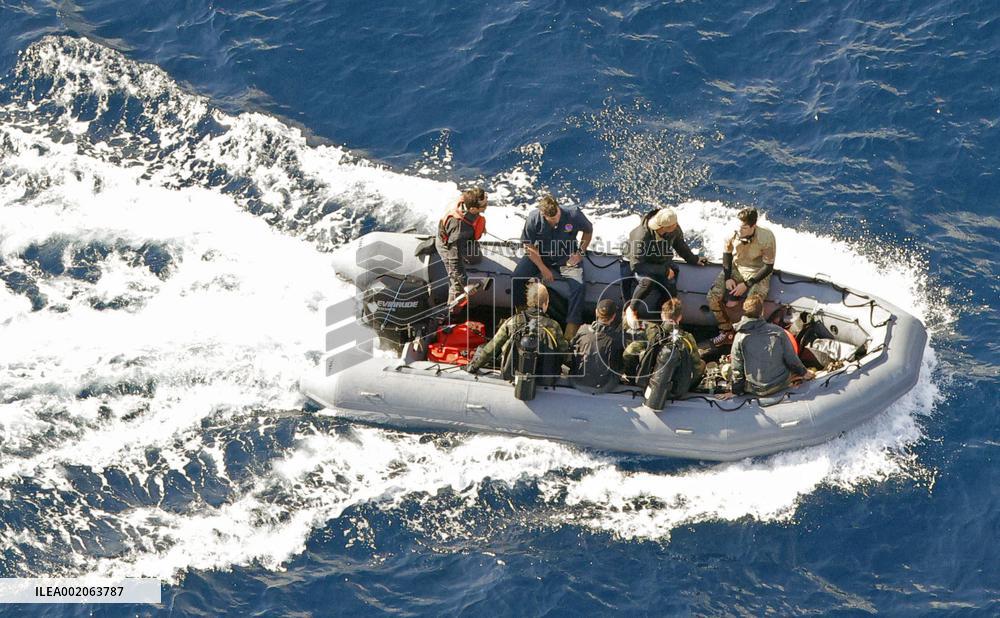 Search after U.S. military Osprey crash