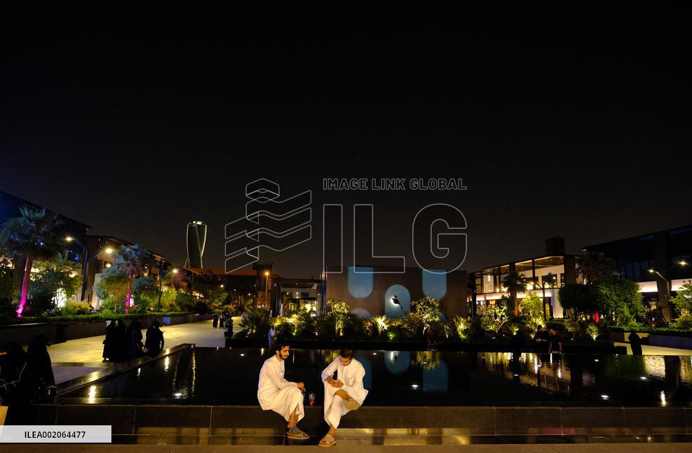 Riyadh’s The Zone At Night - Saudi Arabia