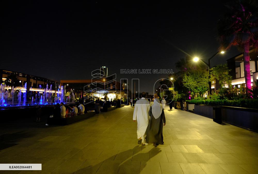 Riyadh’s The Zone At Night - Saudi Arabia
