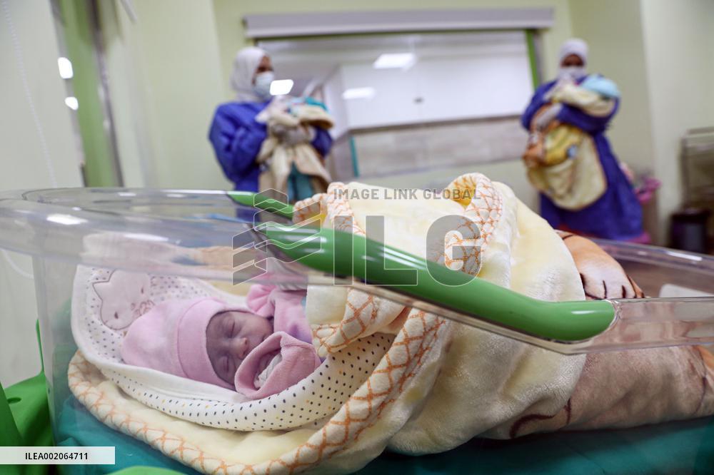 EGYPT-NEW ADMINISTRATIVE CAPITAL-GAZA-PREMATURE BABIES-TREATMENT
