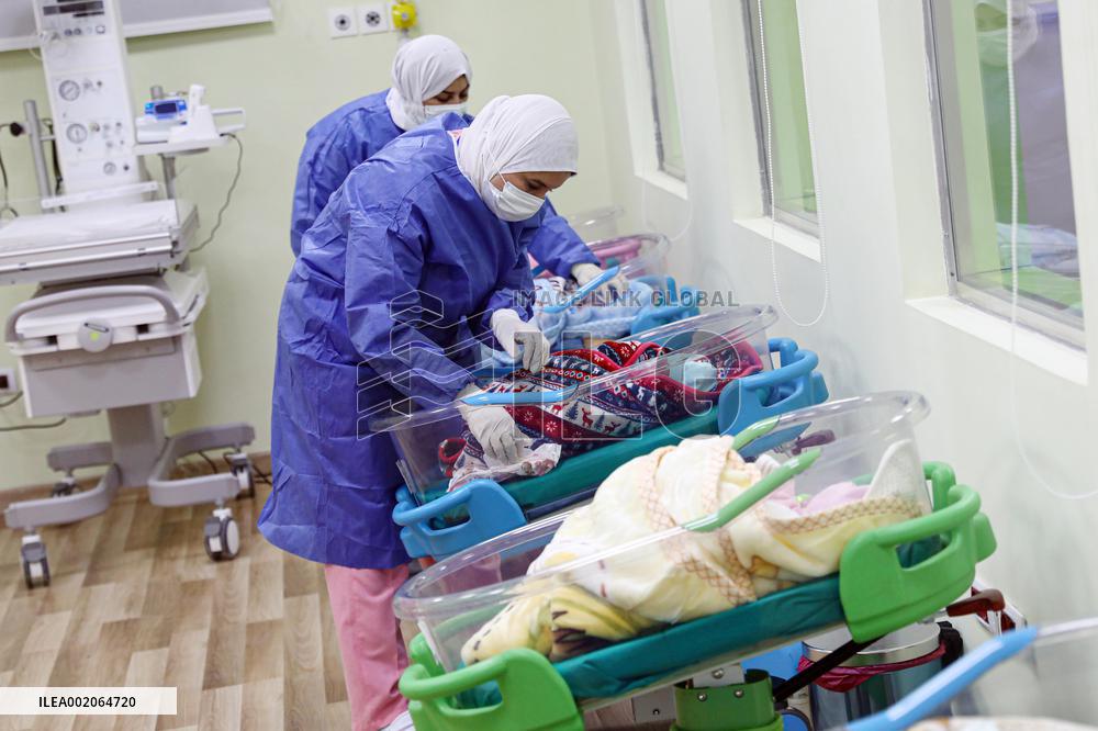 EGYPT-NEW ADMINISTRATIVE CAPITAL-GAZA-PREMATURE BABIES-TREATMENT