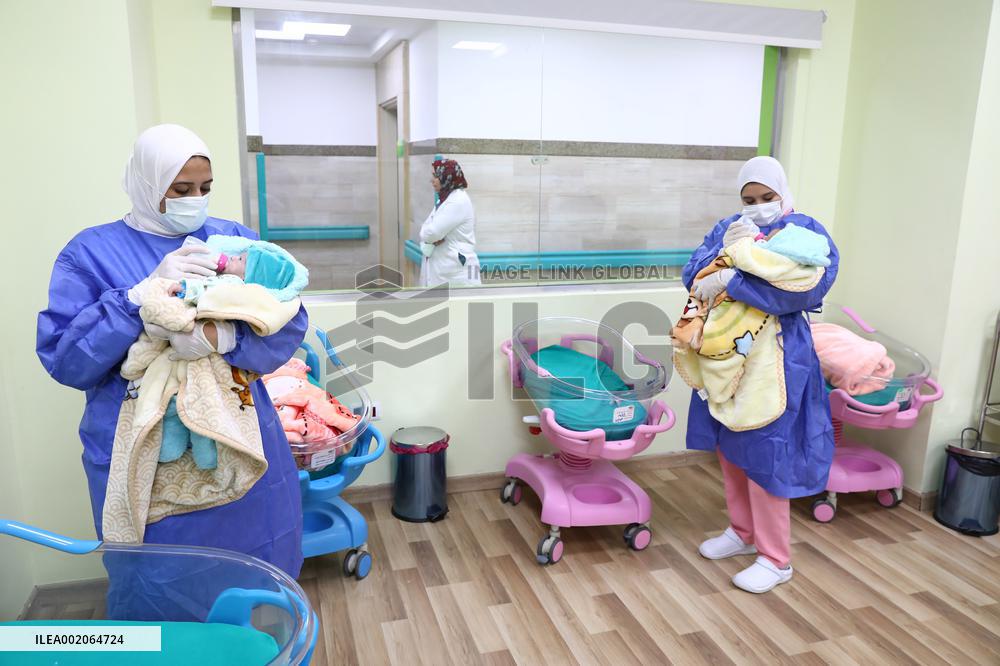 EGYPT-NEW ADMINISTRATIVE CAPITAL-GAZA-PREMATURE BABIES-TREATMENT