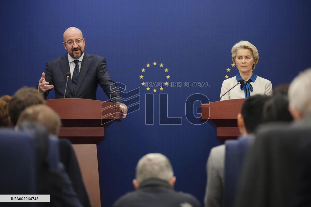 EU leaders in Beijing