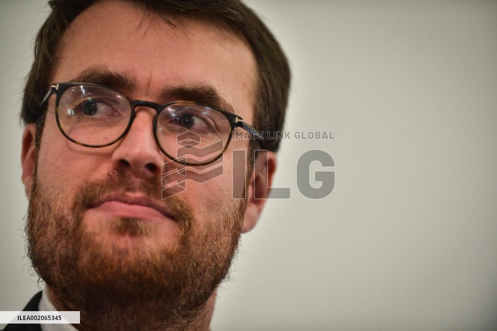 Press Conference On A Food Waste Collection And Recycling Plan - Paris