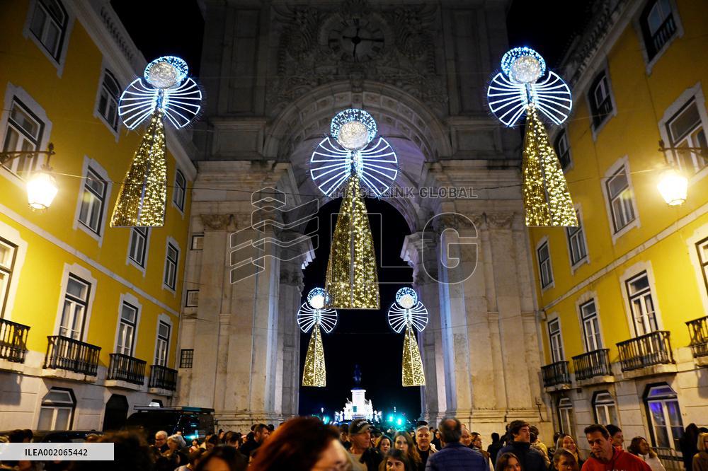 Inauguration of the Christmas lights in Lisbon