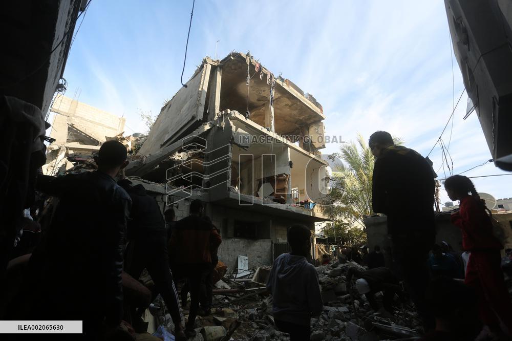 MIDEAST-GAZA-RAFAH-ISRAEL-AIRSTRIKE