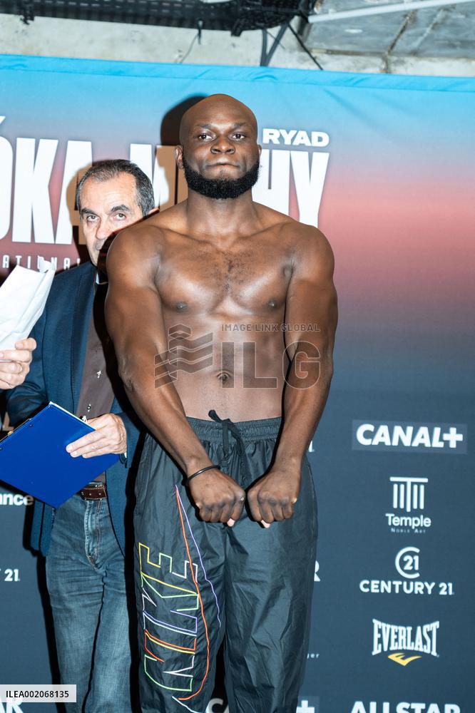Weigh-In For The AllStar Boxing - Paris