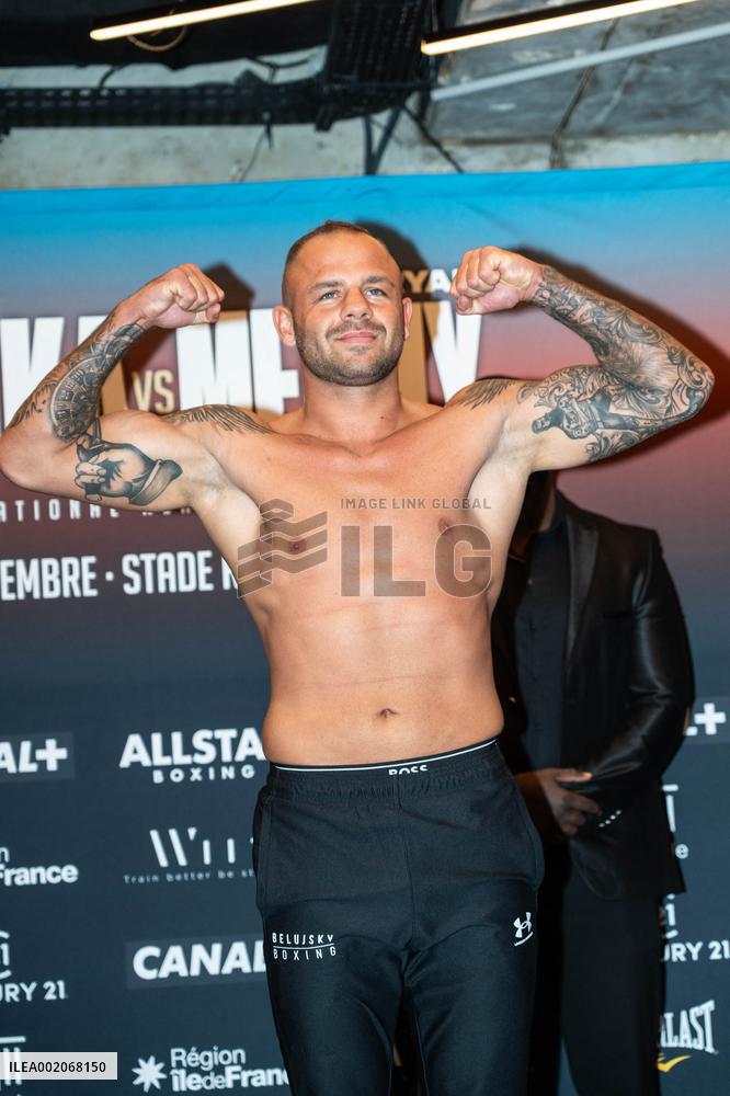 Weigh-In For The AllStar Boxing - Paris