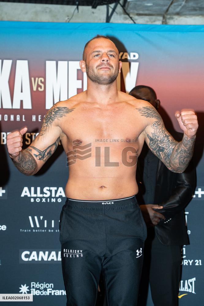 Weigh-In For The AllStar Boxing - Paris