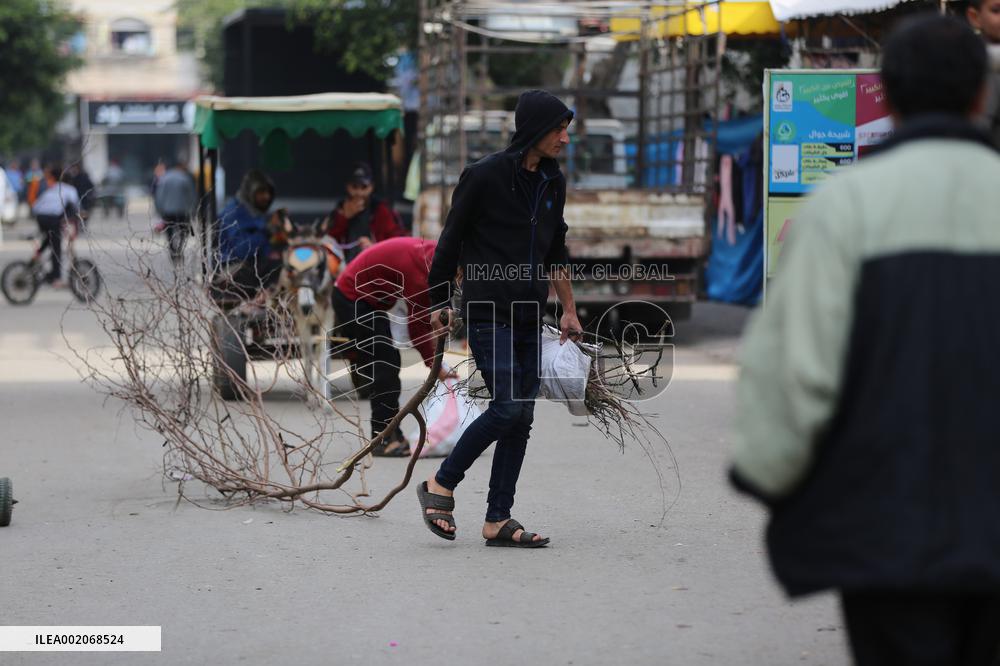 MIDEAST-GAZA-MAGHAZI REFUGEE CAMP