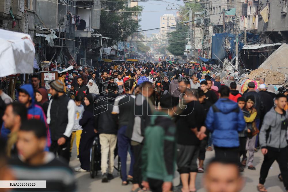 MIDEAST-GAZA-MAGHAZI REFUGEE CAMP