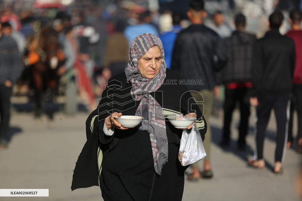 MIDEAST-GAZA-MAGHAZI REFUGEE CAMP